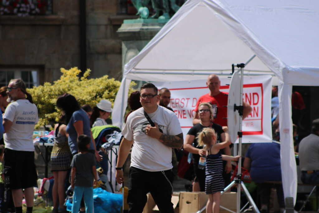 Stefan Trautmann beim JN Kinderfest in Döbeln 2018